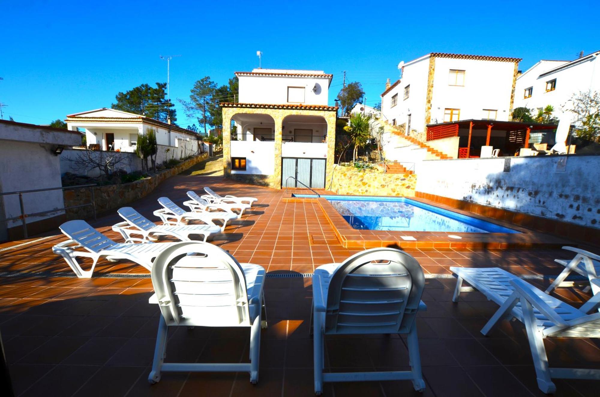 Villa Fernando 12 Personas 8Km Lloret De Mar ジローナ エクステリア 写真